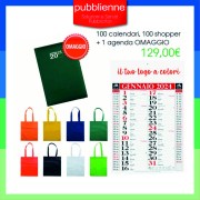 100 Calendari + 100 Shopper + 1 Agenda72